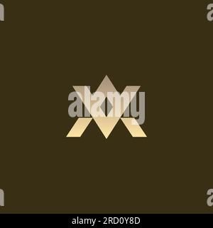 VA Logo Design. Letter AV Initial Logo Vector Stock Vector