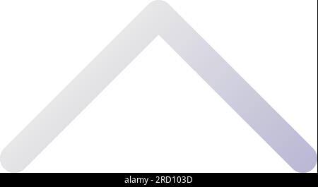 Scroll up pixel perfect flat gradient two-color ui icon Stock Vector