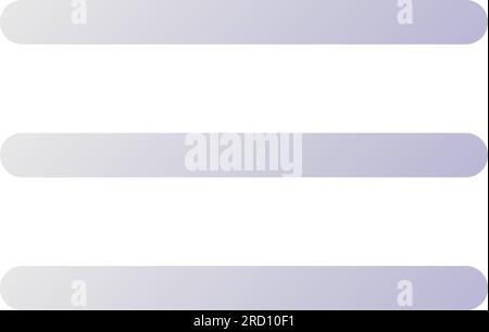 Hamburger menu pixel perfect flat gradient two-color ui icon Stock Vector