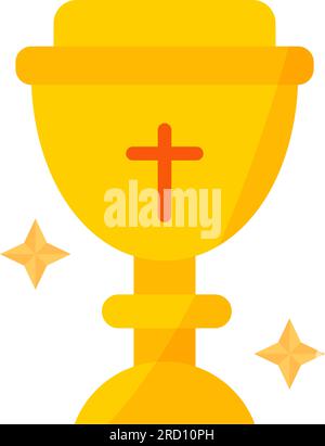 Chalice Icon Image. Stock Vector