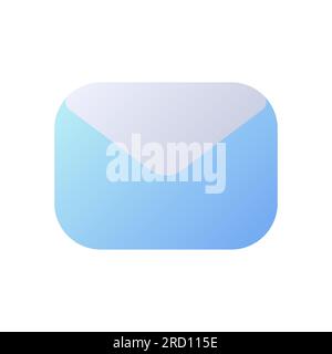 Unread message pixel perfect flat gradient two-color ui icon Stock Vector