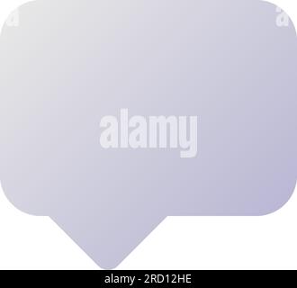 Speech box pixel perfect flat gradient two-color ui icon Stock Vector