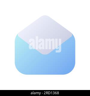 Read message pixel perfect flat gradient two-color ui icon Stock Vector