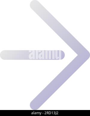 Move forward pixel perfect flat gradient two-color ui icon Stock Vector