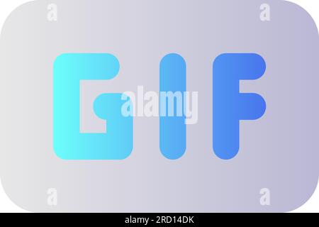 GIF pixel perfect flat gradient two-color ui icon Stock Vector