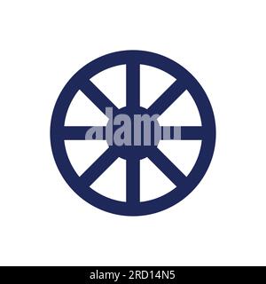 Hue color black pixel perfect solid ui icon Stock Vector