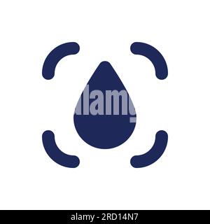 Blur transition black pixel perfect solid ui icon Stock Vector