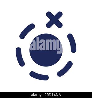 Remove breathe animation black pixel perfect solid ui icon Stock Vector