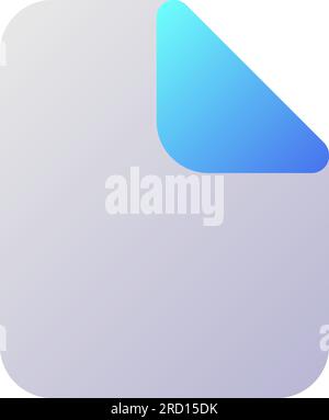 File pixel perfect flat gradient two-color ui icon Stock Vector