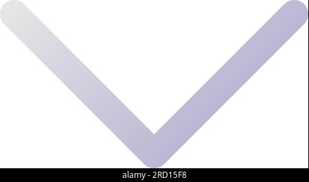 Scroll down pixel perfect flat gradient two-color ui icon Stock Vector