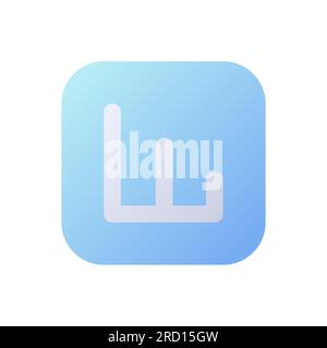 Activity analytics pixel perfect flat gradient two-color ui icon Stock Vector