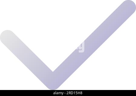 Checkmark pixel perfect flat gradient two-color ui icon Stock Vector