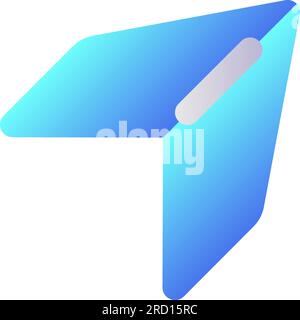 Share and repost pixel perfect flat gradient two-color ui icon Stock Vector