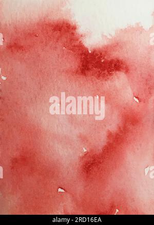 Abstract watercolor background. Watercolor on paper. Hand painted. Stock Photo