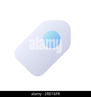Tag pixel perfect flat gradient two-color ui icon Stock Vector