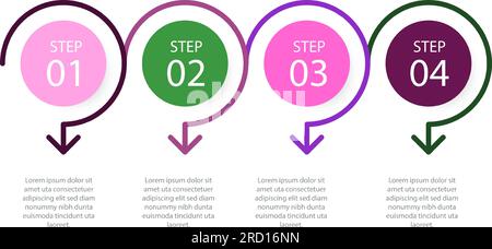 Business Infographic template Stock Vector
