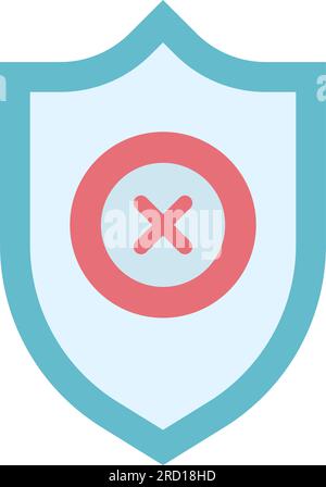 Unprotected Icon Image. Stock Vector