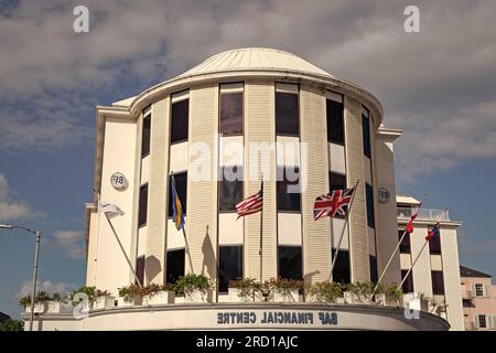 Nassau, Bahamas - Februay 18, 2016: baf financial centre building architecture Stock Photo