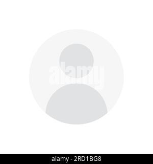 Avatar photo default user icon. Person image avatar picture face social vector human head icon Stock Vector