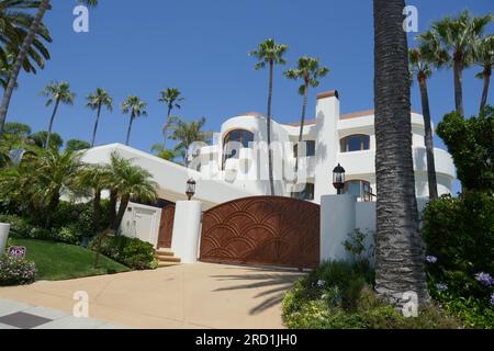 Pacific Palisades, California, USA 16th July 2023 Home on Lachman Lane near Basketball Player Kobe Bryant’s First Home in LA at 1545 Lachman Lane on July 16, 2023 in Pacific Palisades, California, USA. Photo by Barry King/Alamy Stock Photo Stock Photo