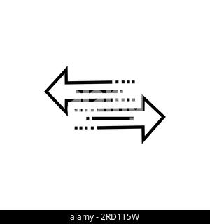 Arrows forward, backward. Continue, come back. Vector badges isolated on white background. Stock Vector