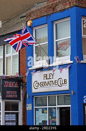 Filey Con Club, 24 Belle Vue St, Filey, North Yorkshire, England, UK,  YO14 9HY Stock Photo