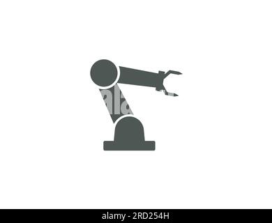 Robotic arm icon. Vector illustration. Stock Vector