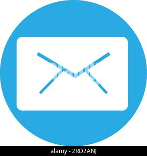 Mail vector icon. E-mail icon, Envelope illustration, message Stock Vector