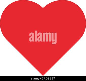 Heart icon in trendy flat style isolated on background. Heart icon page symbol for your website design Heart icon logo, app, UI. Heart icon Vector il Stock Vector