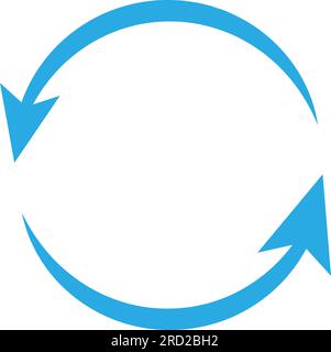 arrow circle icon in a trendy flat style isolated on white background. Telephone symbol. Vector illustration. Stock Vector