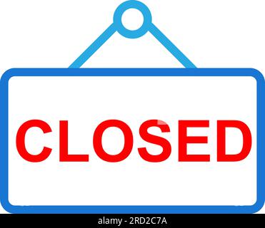 Beautiful Closed tag vector line icon Stock Vector