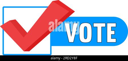 Go vote. Voting concept elections. Symbols vector design template. Stock Vector