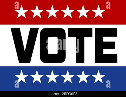 Go vote. Voting concept elections. Symbols vector design template. Stock Vector