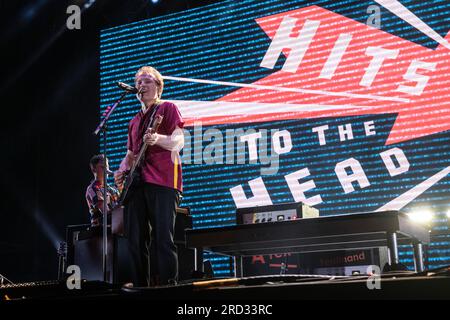 Franz Ferdinand performing at Festival Cruïlla, Barcelona 7 Jun. 2023. Photographer: Ale Espaliat Stock Photo