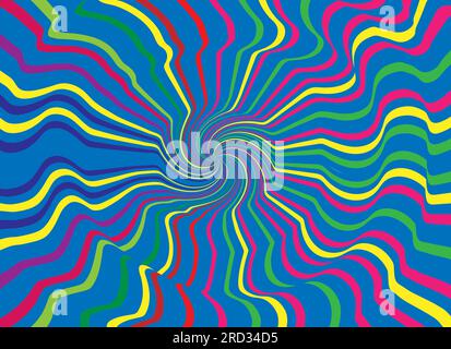 Swirling radial background. Vortex background. Helix background. Vector background. Stock Vector