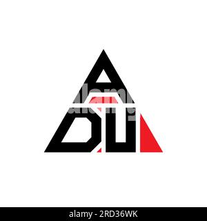 ADU logo. ADU letter. ADU letter logo design. Initials ADU logo linked ...