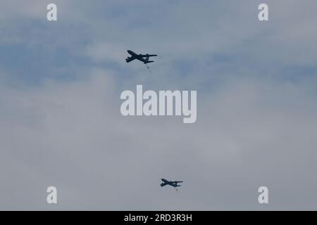 KC-135 Stratotankers assigned to the 92nd Air Refueling Wing take off ...