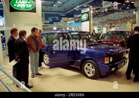Earls Court Motorshow in London 1993. Stock Photo