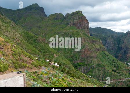 Scenic view of mountains against sky Stock Photo