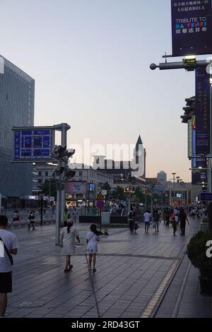 Wangfujing Street, Beijing, China Stock Photo