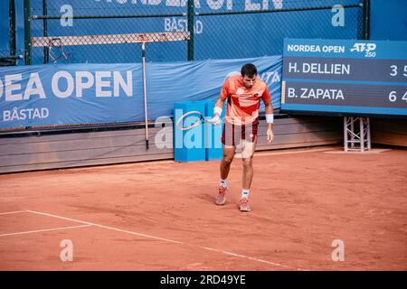 First round of the Nordea open. Hugo Gaston Stock Photo - Alamy