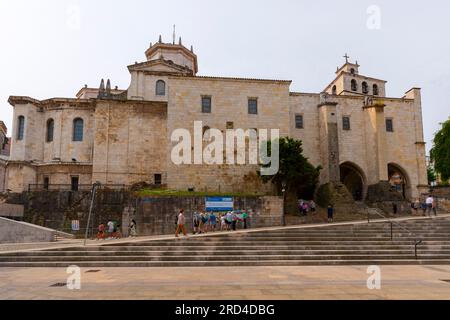 Cathedral de Nuestra Senióra de la Asuncion de Santander, Cantabria, Spain. Stock Photo