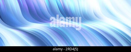 Colorful modern abstract background with waves shapes. Vector illustration banner. Stock Vector