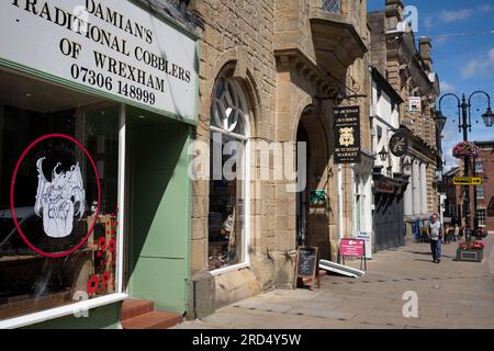 Wrexham, High Street, Town Centre, Clwyd, North Wales, UK Stock Photo