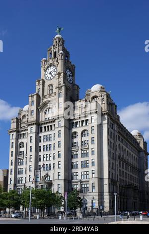 Royal Liver Building, Liverpool, England, United Kingdom Stock Photo