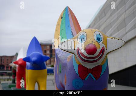 Superlambanana (artist Taro Chiezo), Liverpool, England, United Kingdom Stock Photo