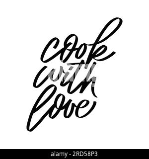 Script food text quote. Bon appetit lettering in hand drawn style. Typography word for menu, cafe, poster. Vector illustration Stock Vector