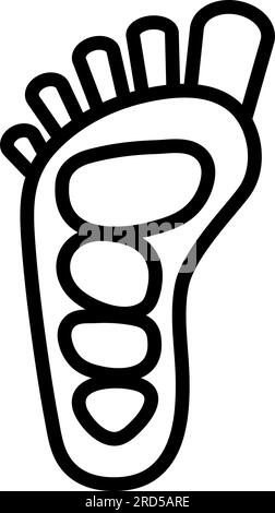 Lithotherapie icon. Linear vector illustration from alternative medicine . Outline stone therapy icon vector. Traditional chinese medicine. Simple sym Stock Vector