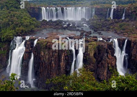 Iguacu Falls, Iguazu Falls, Iguacu Falls, Iguazu, Iguacu National Park, Brazil Stock Photo