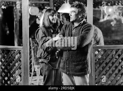 Diane Keaton, Albert Finney, on-set of the Film, 'Shoot The Moon', MGM, 1982 Stock Photo